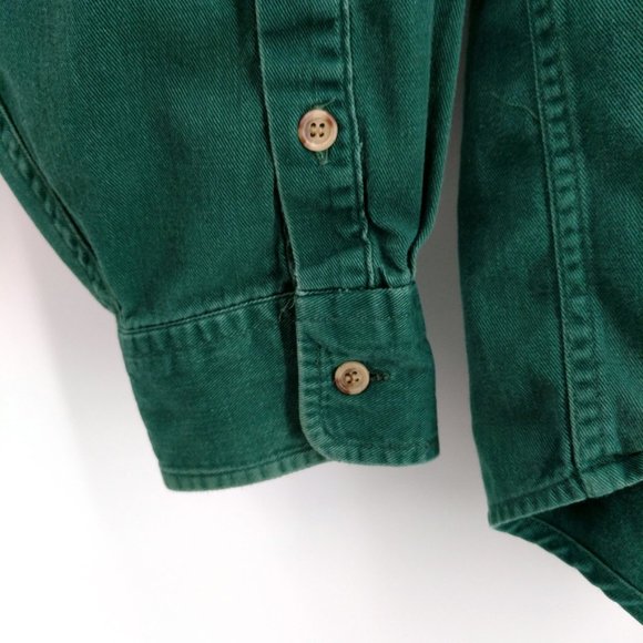 Vintage Duck Head Twill Cotton Flannel Shirt XL - Picture 9 of 9